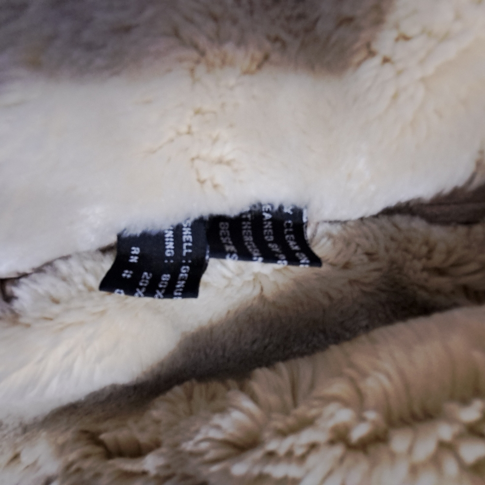 π(Final price) STEVE MADDEN LEATHER WINTER COAT-M - Picture 8 of 13